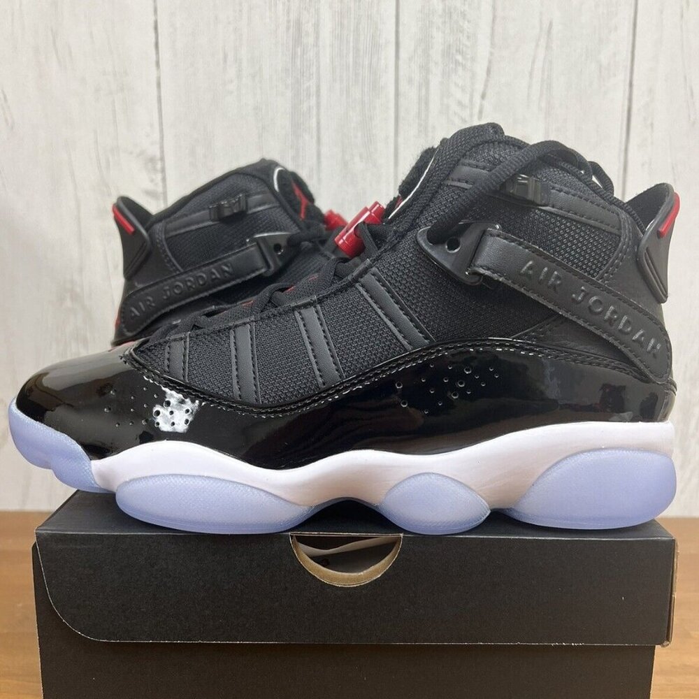 AIR JORDAN 6 RINGS "BLACK/GYM RED" WOMEN'S US SIZE 7 BRAND NEW IN BOX
